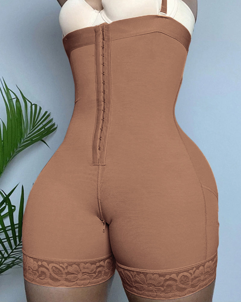 Faja de compresión alta para mujeres, body con control extra firme