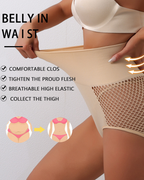 Pantalones de levantamiento abdominal de cintura alta, sección delgada, transpirables, fuerte colección de abdomen pequeño, moldeadores de cuerpo y bragas para glúteos