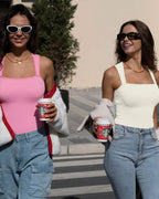 Sin mangas, tops de control de abdomen, bodysuits