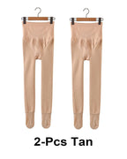 Leggings térmicos elásticos de cintura alta