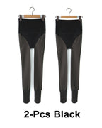 Leggings térmicos elásticos de cintura alta