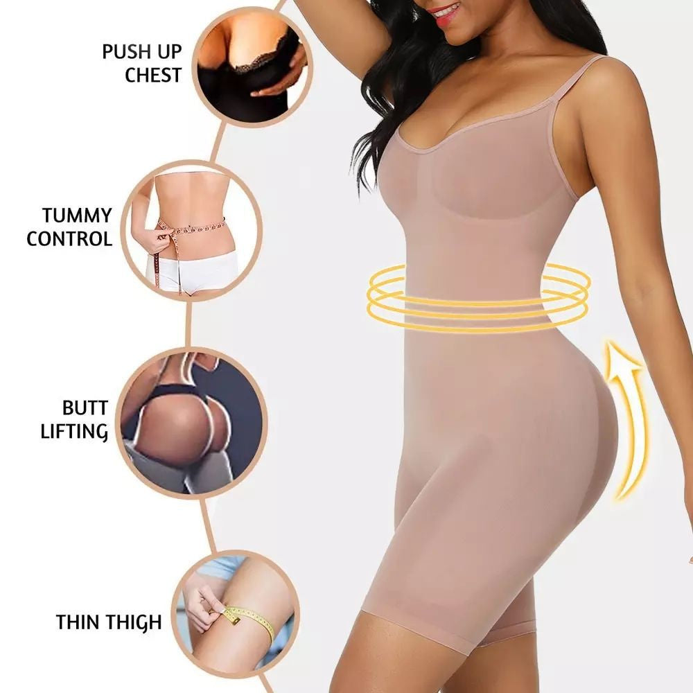 Moldeador de Cuerpo Completo Sin Costuras Suavizante