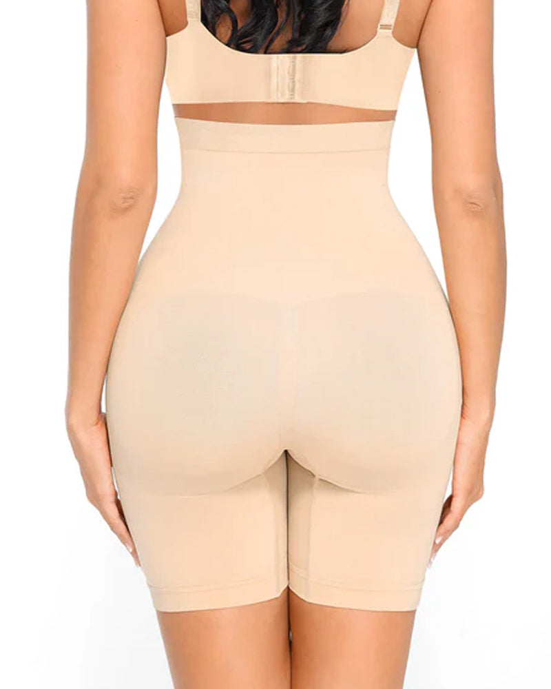 Shorts de compresión para mujer con entrepierna antibacteriana de alta elasticidad y levantamiento de cadera