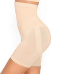 Shorts de compresión para mujer con entrepierna antibacteriana de alta elasticidad y levantamiento de cadera