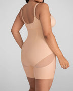 Shorts transpirables moldeadores de abdomen con malla de doble capa y cintura alta
