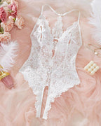 Pijama body de encaje sexy para mujer