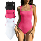 Sin mangas, tops de control de abdomen, bodysuits
