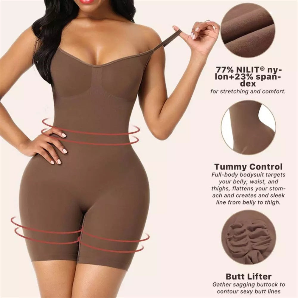 Moldeador de Cuerpo Completo Sin Costuras Suavizante