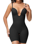 Ropa moldeadora sin espalda, sin tirantes, con escote profundo