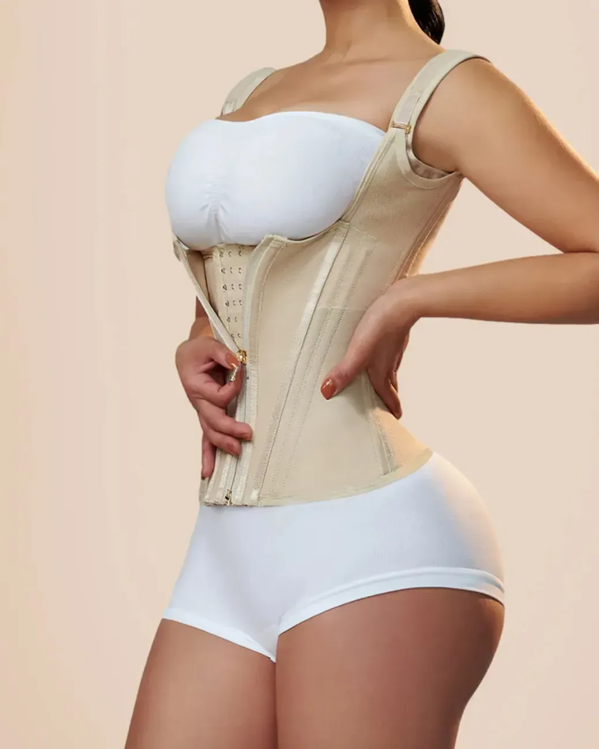 Entrenador de Cintura para Mujeres con Varillas de Acero para Moldear el Cuerpo