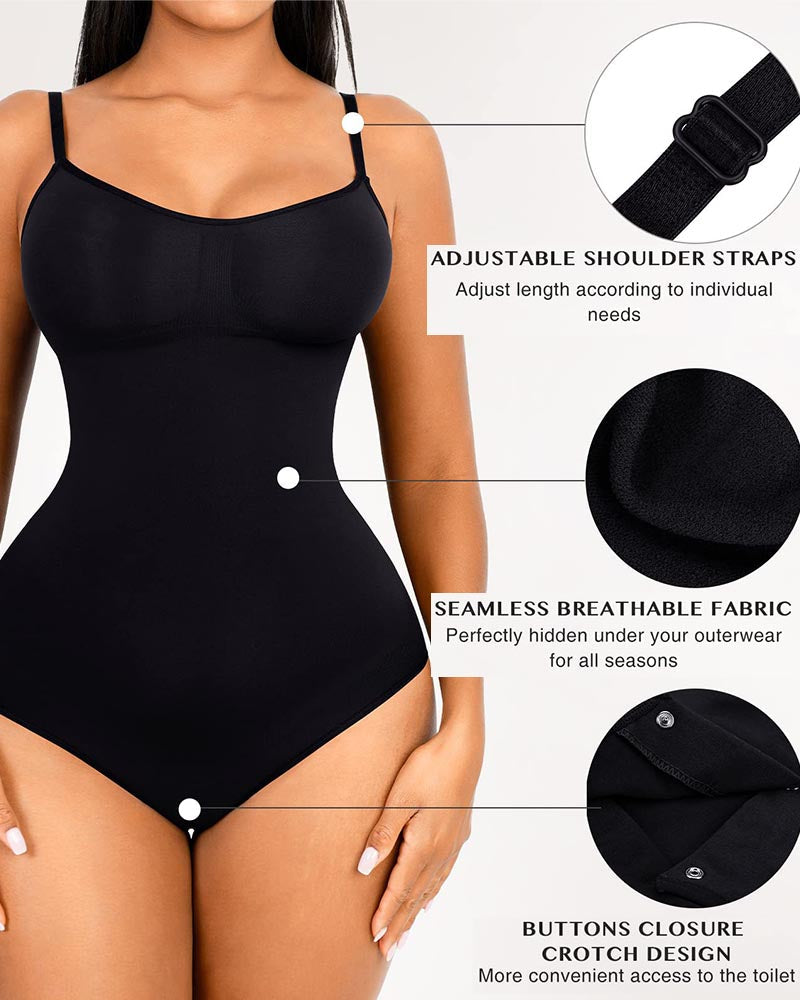 Traje de Cuerpo Moldeador para Mujeres, Ropa de Control de Abdomen, Sin Costuras, Moldeador de Cuerpo Completo, Mono de Cuello Cuadrado