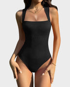 Sin mangas, tops de control de abdomen, bodysuits