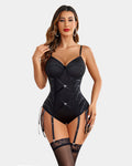Conjunto Boudoir Teddy con Control de Abdomen
