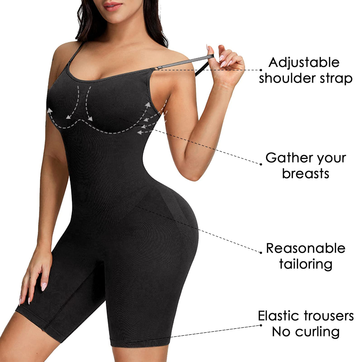 Moldeador de Cuerpo Completo Sin Costuras Suavizante
