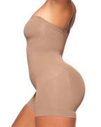 Body de tirantes sin mangas adelgazante con tirantes de hombro removibles
