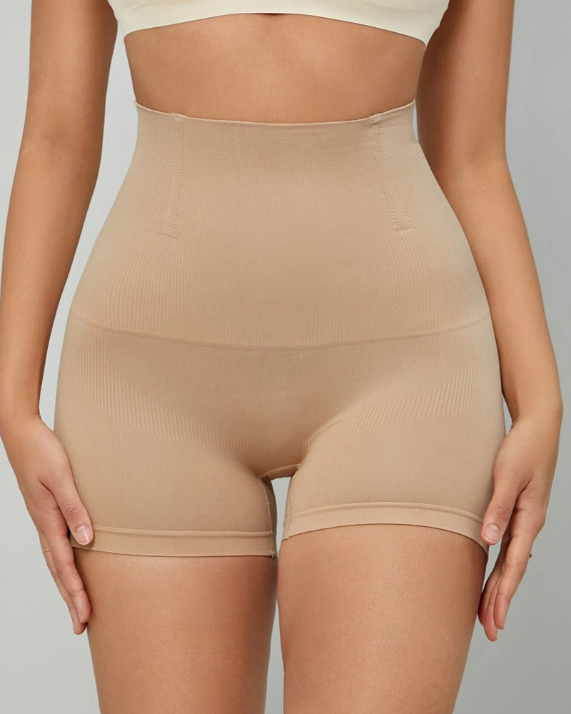 Pantalones moldeadores de cuerpo sin costuras de gran tamaño que realzan las caderas, levantan las caderas y ajustan el abdomen de cintura alta