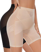 Cinturón de control de abdomen para mujeres, levantador de glúteos, pantalones cortos moldeadores delgados para muslos