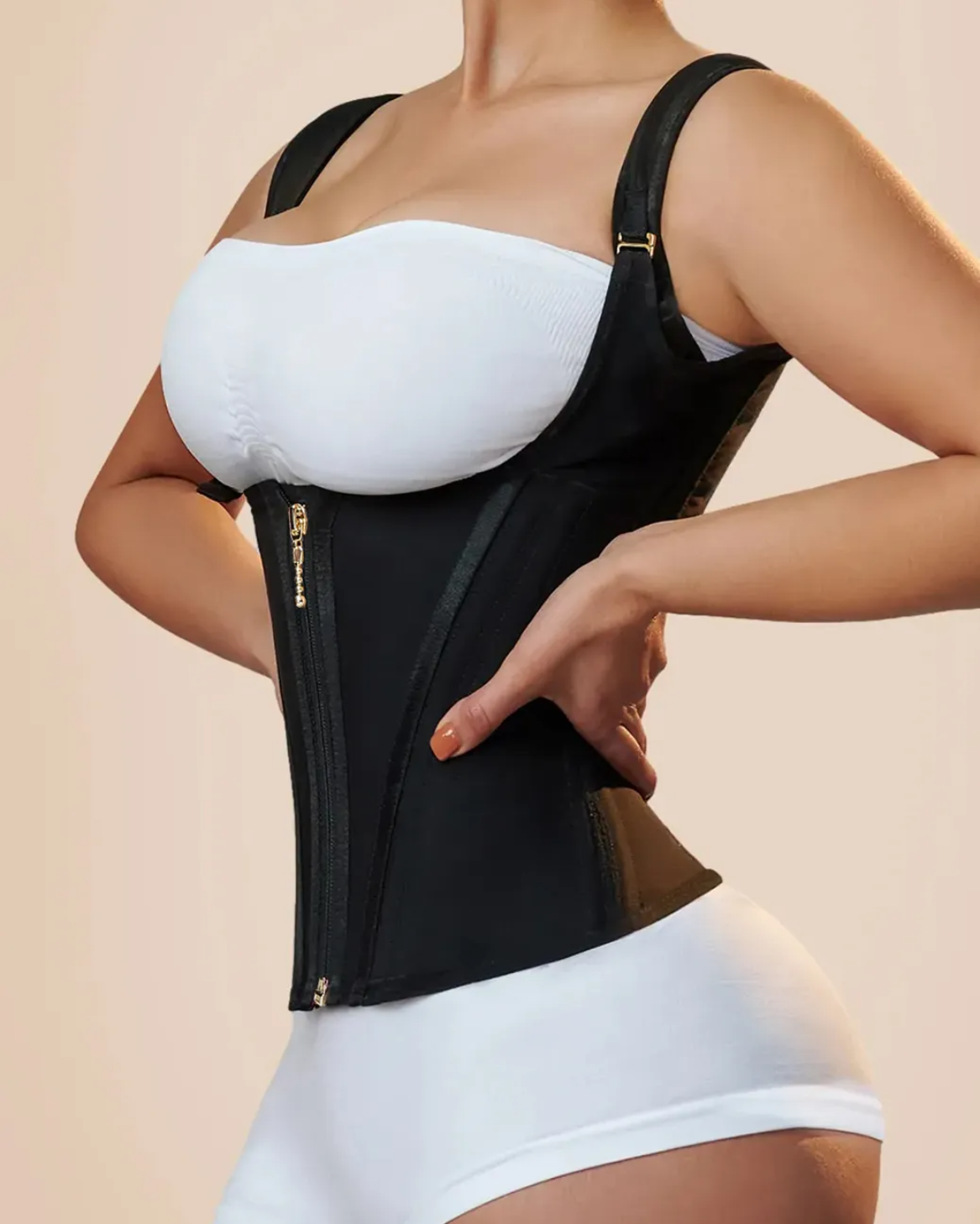 Entrenador de Cintura para Mujeres con Varillas de Acero para Moldear el Cuerpo
