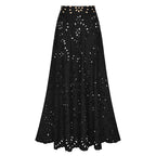 Traje de baño de una pieza Flower Hollow y falda