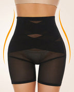 Cinturón de control de abdomen para mujeres, levantador de glúteos, pantalones cortos moldeadores delgados para muslos
